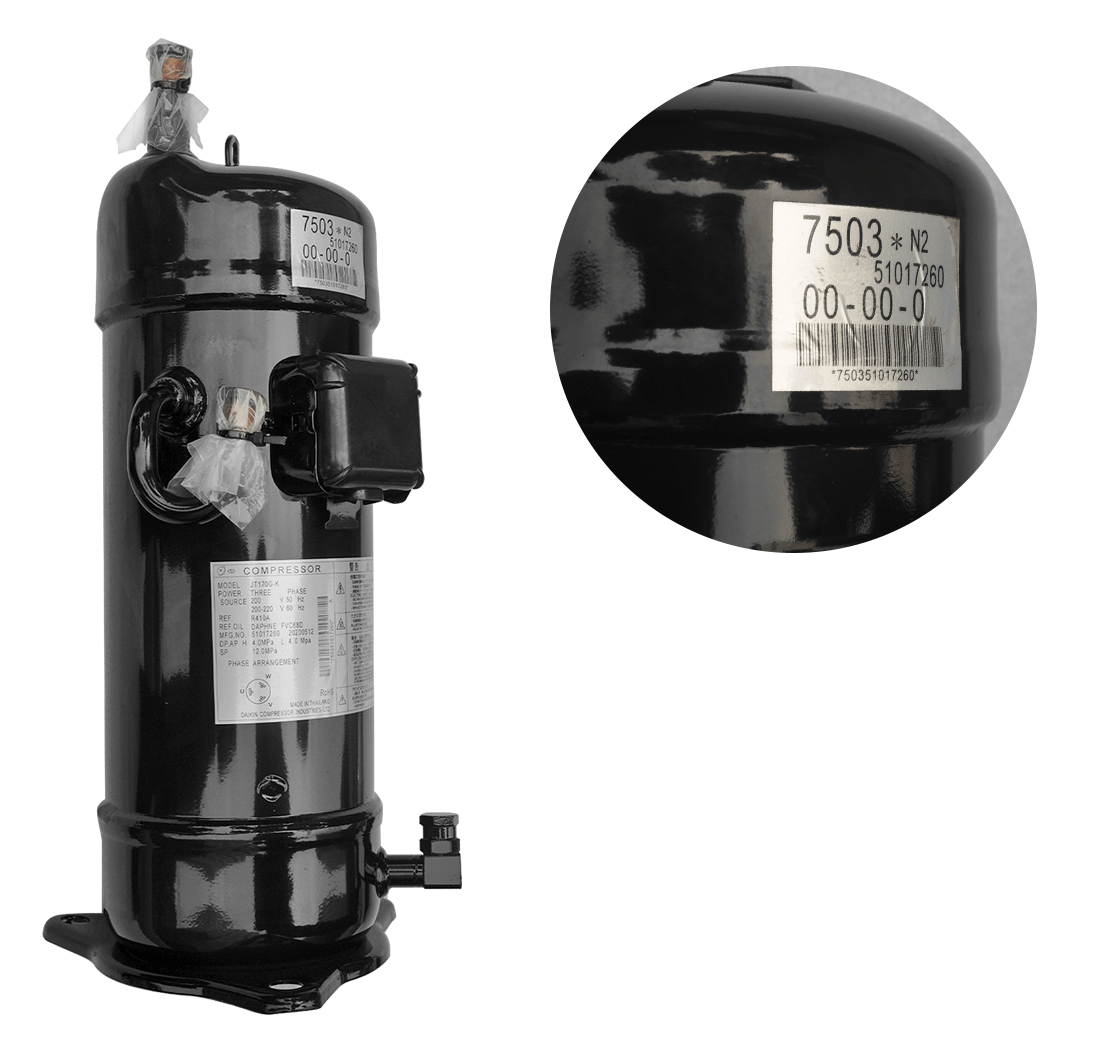 Daikin Compressor JT170G-K, A&S Aerodynamic online